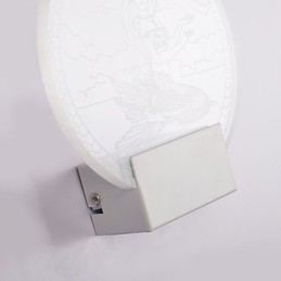 Acryl Wandleuchte PVC Lampe Licht Moderne Zeitgenössische Metall