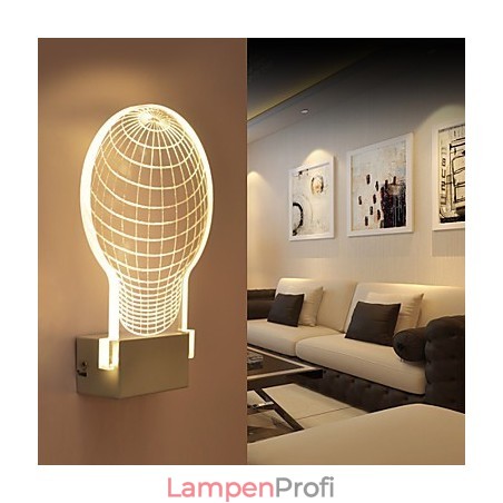 Acryl Wandleuchte PVC Lampe Licht Chip Moderne Zeitgenössische Metall