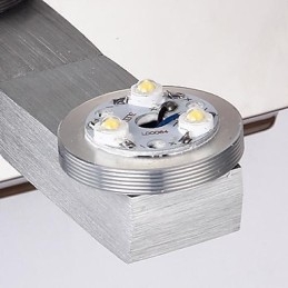 Mini-Wandleuchte 1 Licht Künstlerische Edelstahl-Stelle-Beschichtung