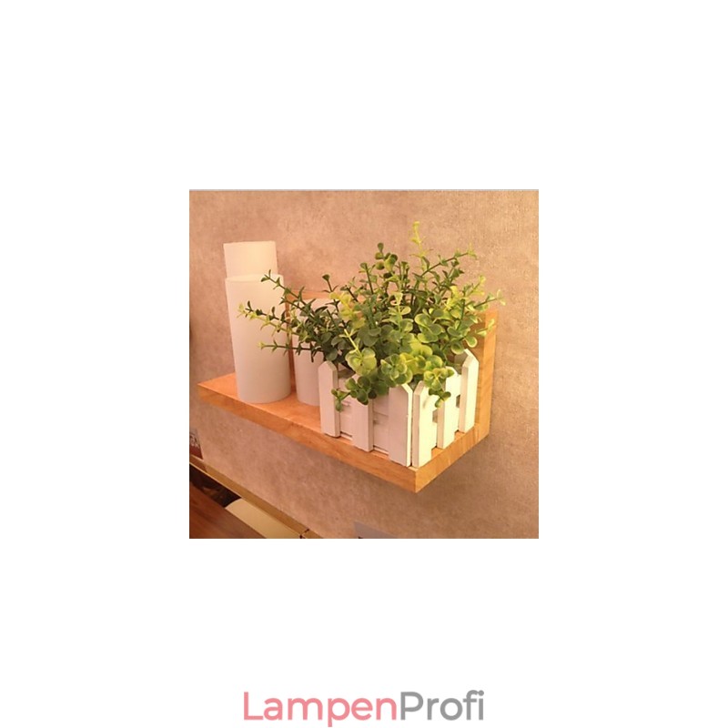 Wandleuchte Drei Lichter und Glas