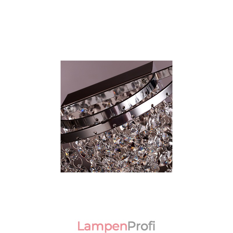 Kristall-Wandfluter Modern Metal