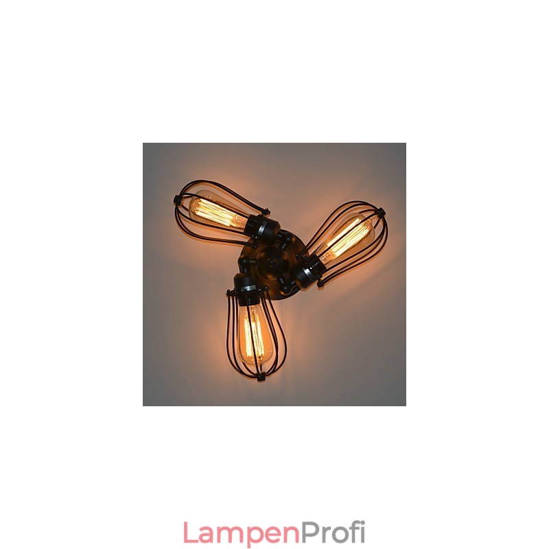 Wandleuchten im Mini-Stil, rustikales Lodge-Metall