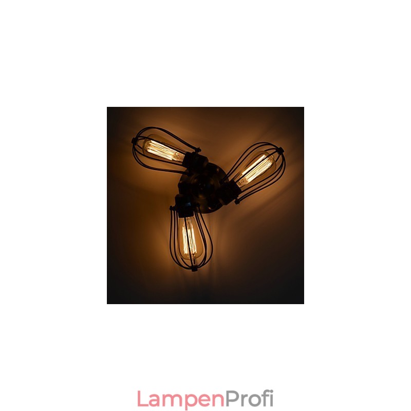 Wandleuchten im Mini-Stil, rustikales Lodge-Metall