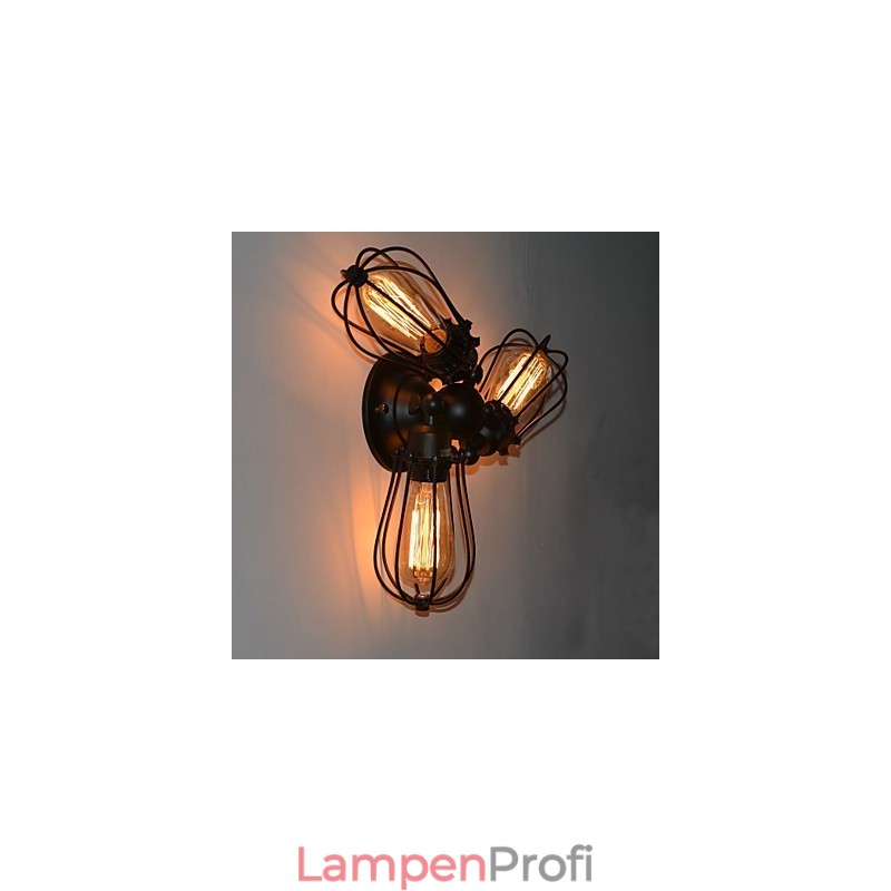 Wandleuchten im Mini-Stil, rustikales Lodge-Metall