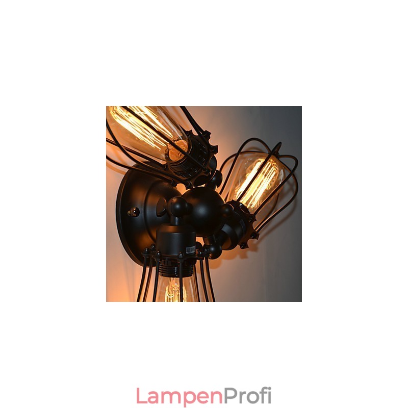 Wandleuchten im Mini-Stil, rustikales Lodge-Metall