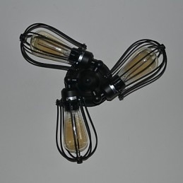 Wandleuchten im Mini-Stil, rustikales Lodge-Metall