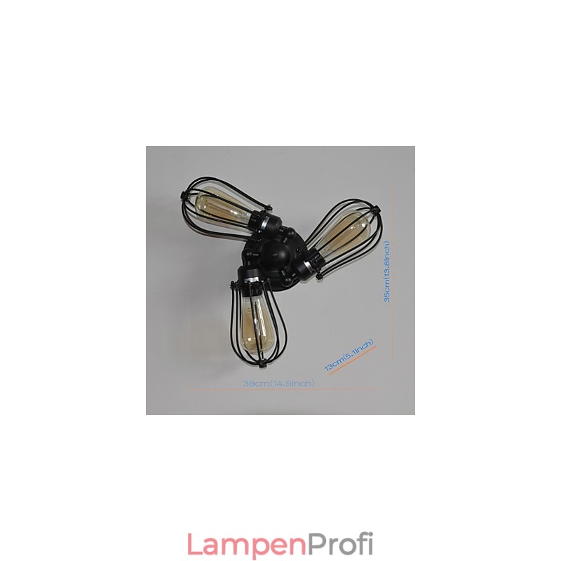 Wandleuchten im Mini-Stil, rustikales Lodge-Metall