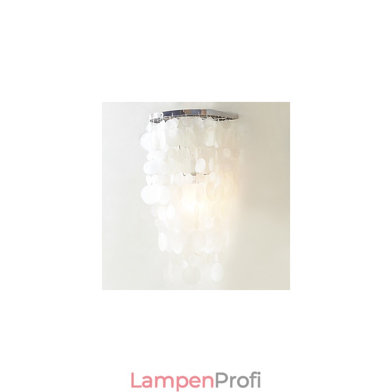 Stilvolle Wandleuchte mit 1 Licht in Warmweiß