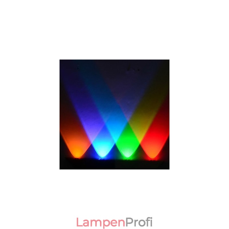 Moderne Wandleuchte in Schwarz und Silber mit schickem Dreiecksdesign