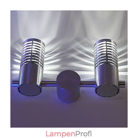 Moderne Wandleuchte mit Streulicht 2 Zylinder Sperrschicht Lichtstrahl Moderne Wandleuchte mit Streulicht 2 Zylinder Sperrschicht Lichtstrahl