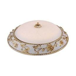 Moderne zeitgenössische Unterputzmontage aus Metall