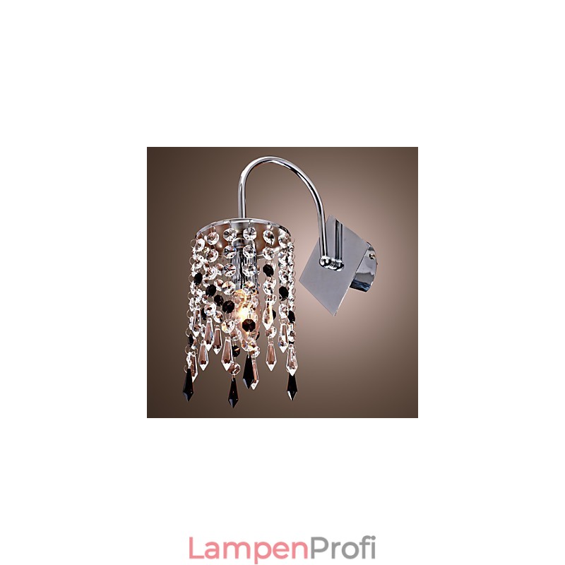Wandleuchte mit edlem Kristalltropfen