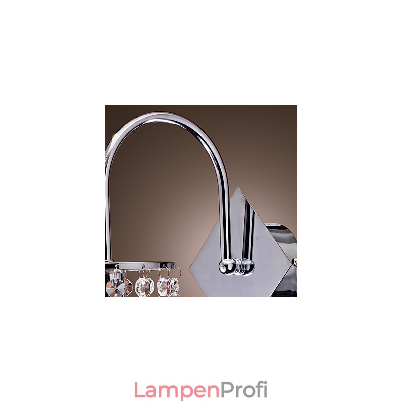 Wandleuchte mit edlem Kristalltropfen