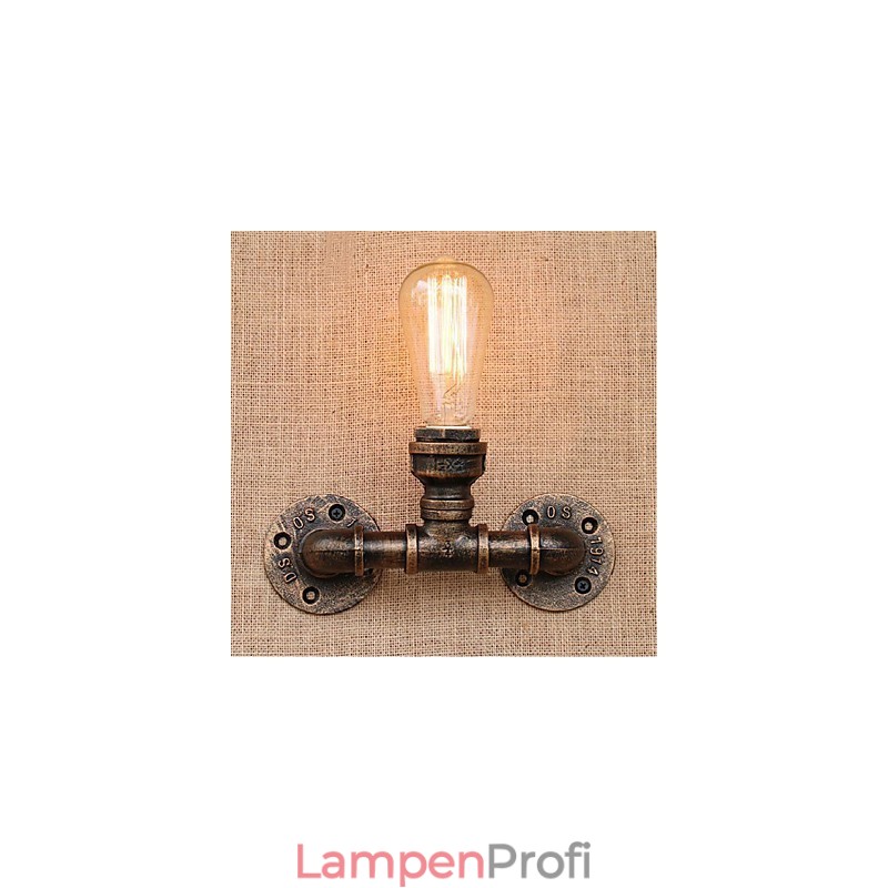Nostalgie Einfache Wasserpfeife Dekorative Kleine Wandleuchte Wandleuchte