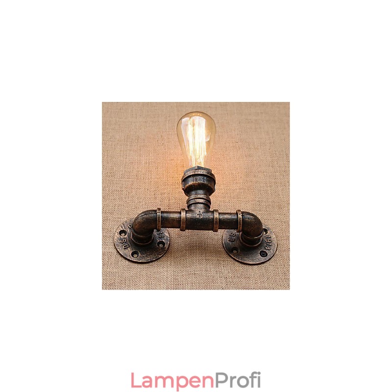 Nostalgie Einfache Wasserpfeife Dekorative Kleine Wandleuchte Wandleuchte