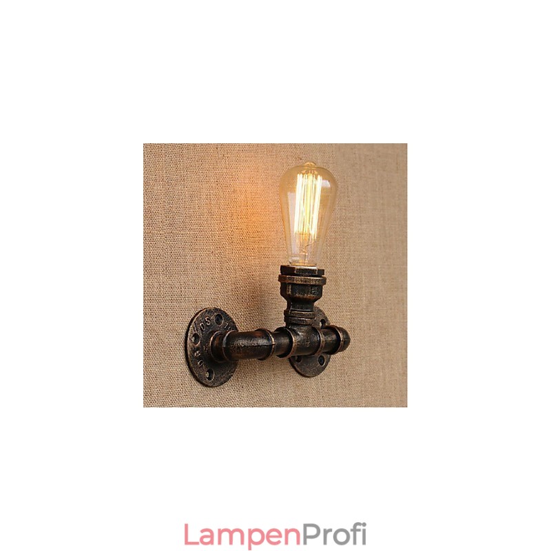 Nostalgie Einfache Wasserpfeife Dekorative Kleine Wandleuchte Wandleuchte