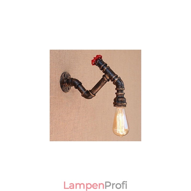 Nostalgie Einfache Wasserpfeife Dekorative Kleine Wandleuchte Wandleuchte