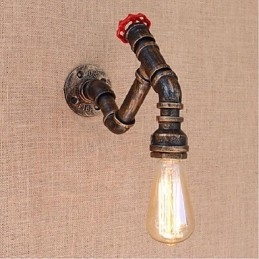 Nostalgie Einfache Wasserpfeife Dekorative Kleine Wandleuchte Wandleuchte