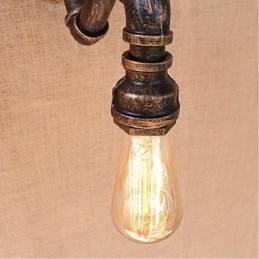 Nostalgie Einfache Wasserpfeife Dekorative Kleine Wandleuchte Wandleuchte