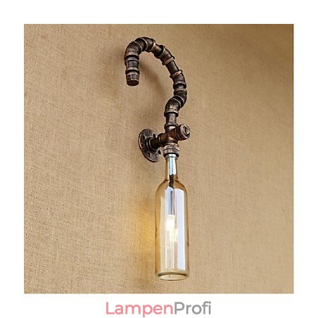 Retro American Village Creative Industry Wind Designer Wasserflasche Wandleuchte Wandleuchte Bernstein Retro American Village Creative Industry Wind Designer Wasserflasche Wandleuchte Wandleuchte Bernstein