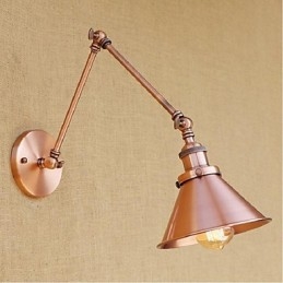 Lange arm Halb rost Retro Kreative Nostalgische Versenkbare Klapp Wandleuchten Wand Licht
