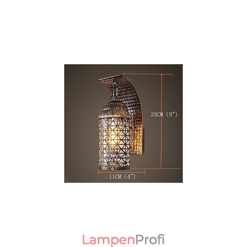 Rustikale Lodge-Malerei-Funktion für Mini-Stil Uplight Wandleuchten Wandleuchte