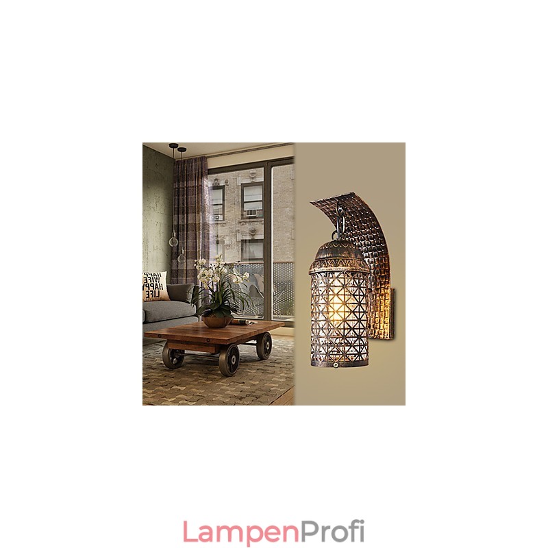 Rustikale Lodge-Malerei-Funktion für Mini-Stil Uplight Wandleuchten Wandleuchte