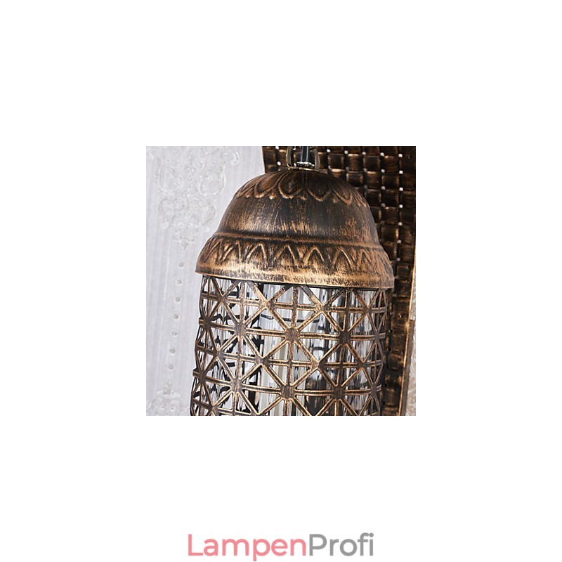 Rustikale Lodge-Malerei-Funktion für Mini-Stil Uplight Wandleuchten Wandleuchte