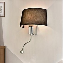 Die Hotelzimmer Schlafzimmer Gang Stoff Lampe Nachttischlampe mit amerikanischem Nachttischlampenschalter