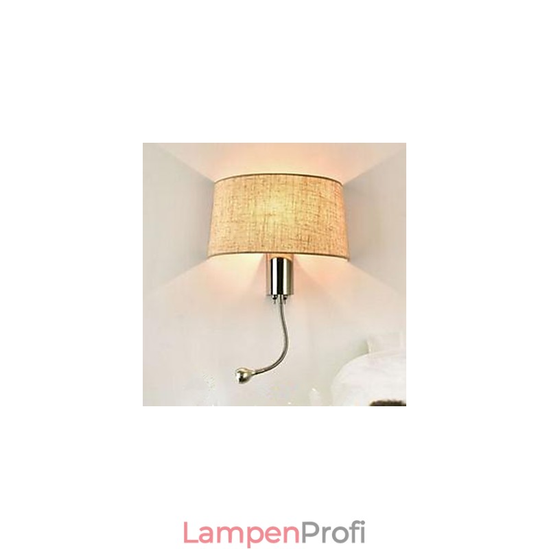 Die Hotelzimmer Schlafzimmer Gang Stoff Lampe Nachttischlampe mit amerikanischem Nachttischlampenschalter