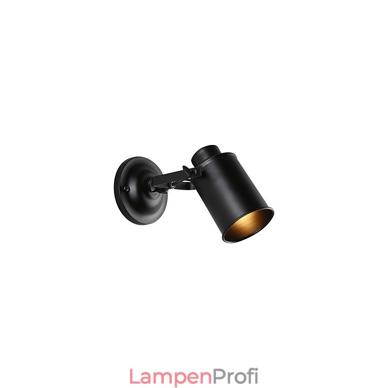 Vintage Schwarz Metall Loft Wand Leuchte Wohnzimmer Esszimmer Flur Cafe Bars Bar Wand Lampe