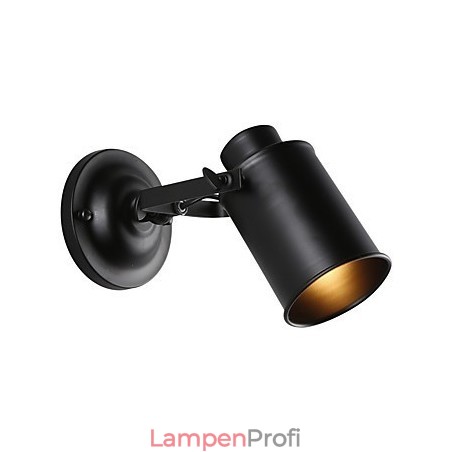 Vintage Schwarz Metall Loft Wand Leuchte Wohnzimmer Esszimmer Flur Cafe Bars Bar Wand Lampe