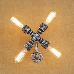 Country Retro Malerei Funktion für Swing Arm Umgebungslicht Wandleuchten Wandleuchte