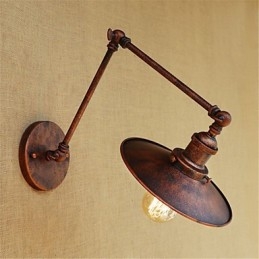 Rustikale Lodge Country Retro Malerei Feature für Mini-Stil Swing Arm Ambient Light Swing