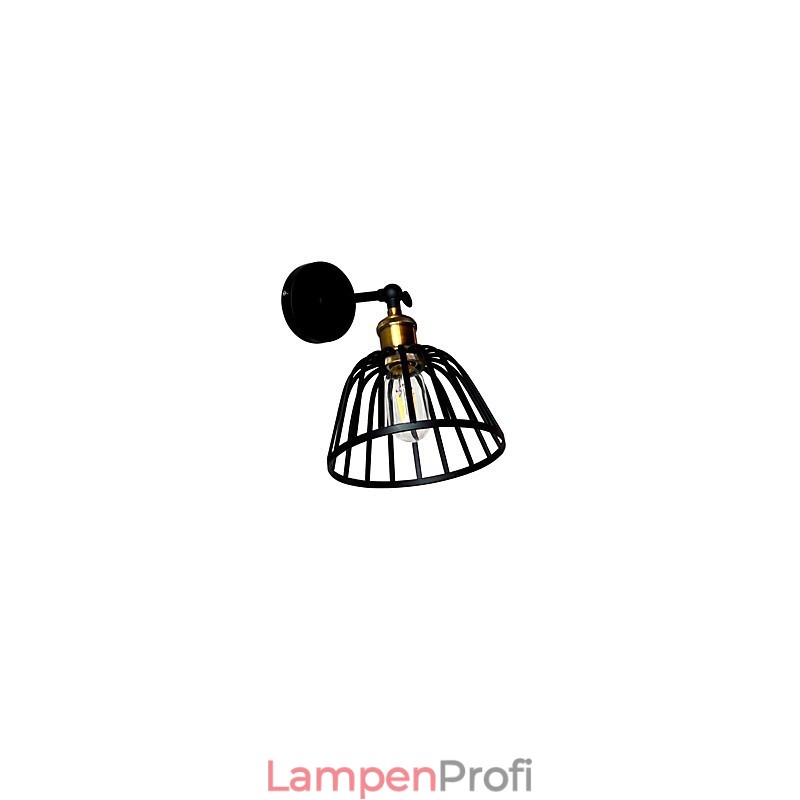 Licht lackiertem Stahl Wandleuchte dumm schwarz amerikanischen Kaffee Dekoration Retro Wandleuchte Lichtschwert Lampe an der Wand