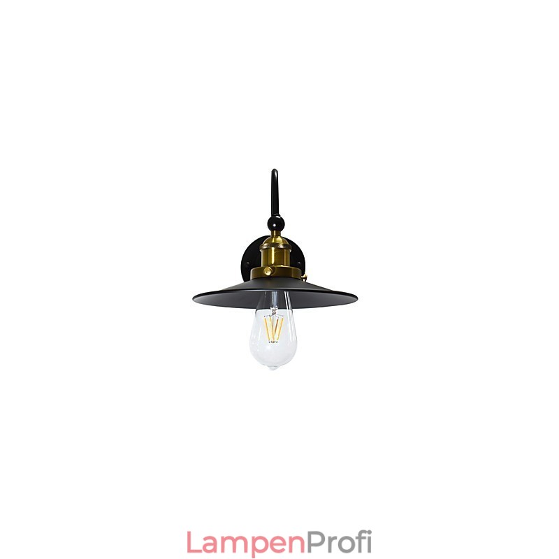 Wandleuchte Wandleuchten Wand Eisen Wandlampe dumme schwarze Lichtschwertlampe an der Wand