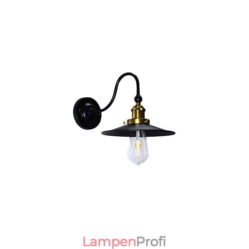 Wandleuchte Wandleuchten Wand Eisen Wandlampe dumme schwarze Lichtschwertlampe an der Wand
