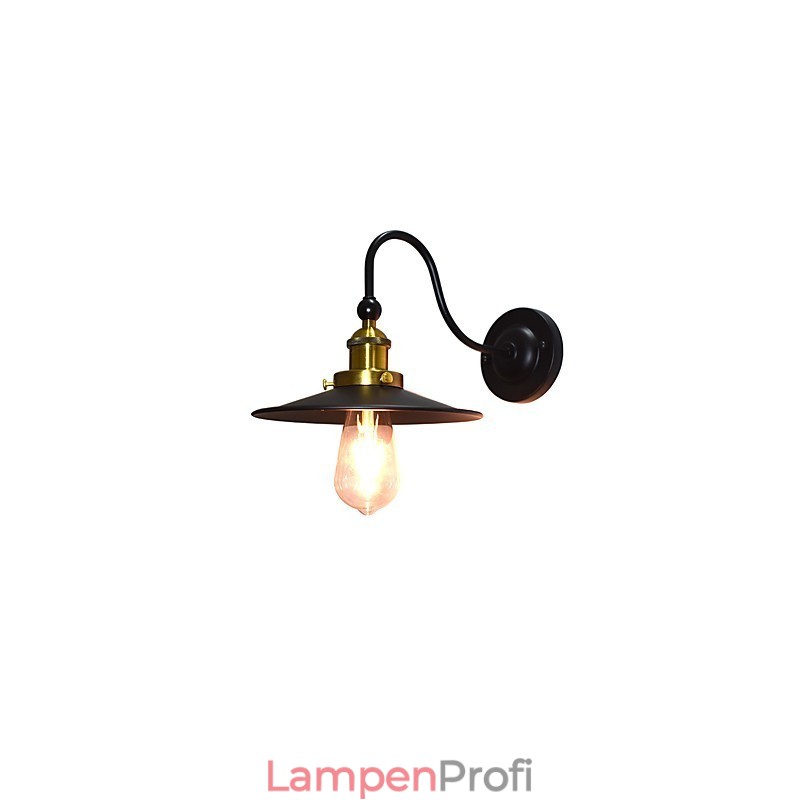 Wandleuchte Wandleuchten Wand Eisen Wandlampe dumme schwarze Lichtschwertlampe an der Wand
