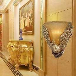 Modernes zeitgenössisches traditionelles klassisches rustikales Lodge-Malerei-Feature für Crystal Mini Style Ambient