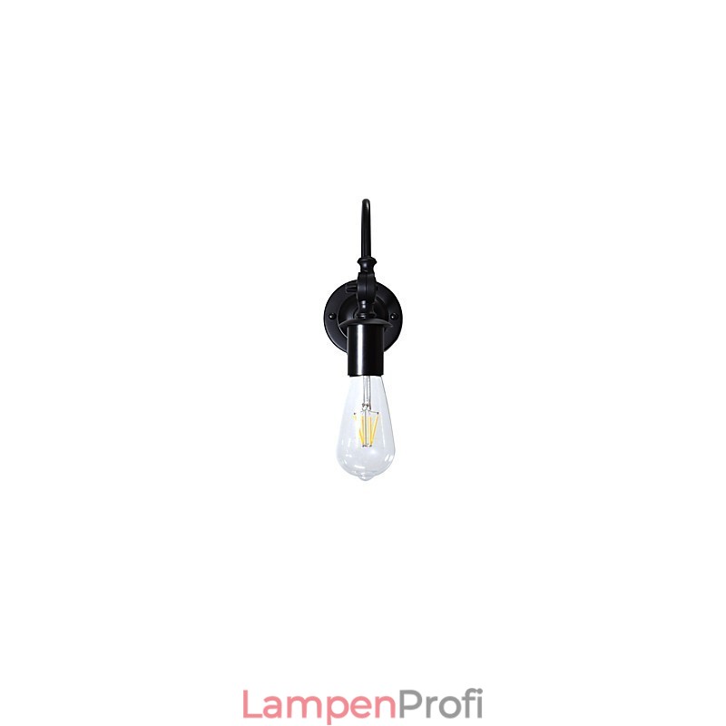 Light Buzz Wand Eisen Wandlampe Dumme schwarze Lichtschwertlampe an der Wand