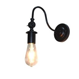 Light Buzz Wand Eisen Wandlampe Dumme schwarze Lichtschwertlampe an der Wand