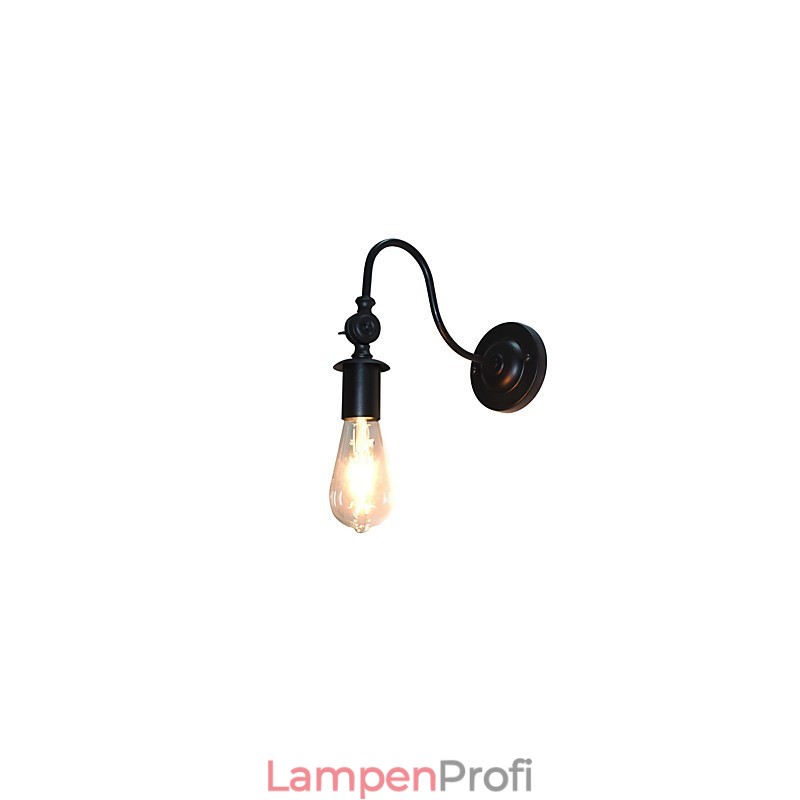 Light Buzz Wand Eisen Wandlampe Dumme schwarze Lichtschwertlampe an der Wand