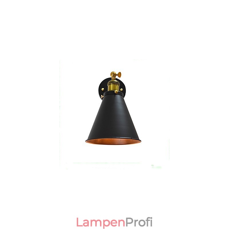 Light Buzz Paint Einzelwand Eisen Wandleuchte Dumme schwarze Lichtschwertlampe an der Wand