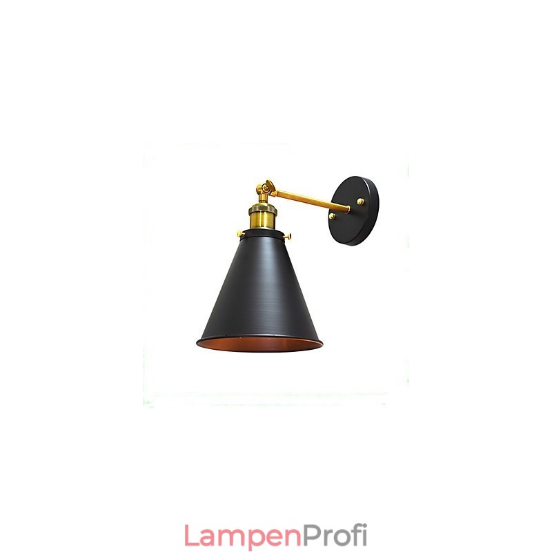 Light Buzz Paint Einzelwand Eisen Wandleuchte Dumme schwarze Lichtschwertlampe an der Wand