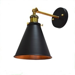Light Buzz Paint Einzelwand Eisen Wandleuchte Dumme schwarze Lichtschwertlampe an der Wand