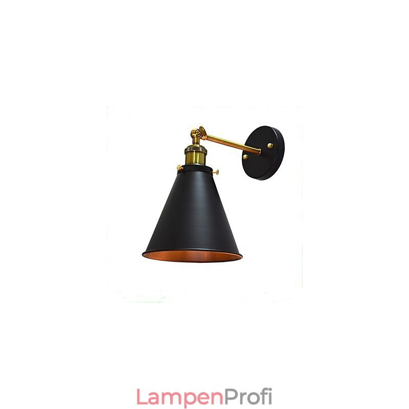 Light Buzz Paint Einzelwand Eisen Wandleuchte Dumme schwarze Lichtschwertlampe an der Wand
