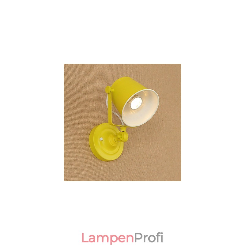 Wandleuchte, Wandlampe, Retro-Landhausstil, verstellbar, Schwenkarm, Augenschutz