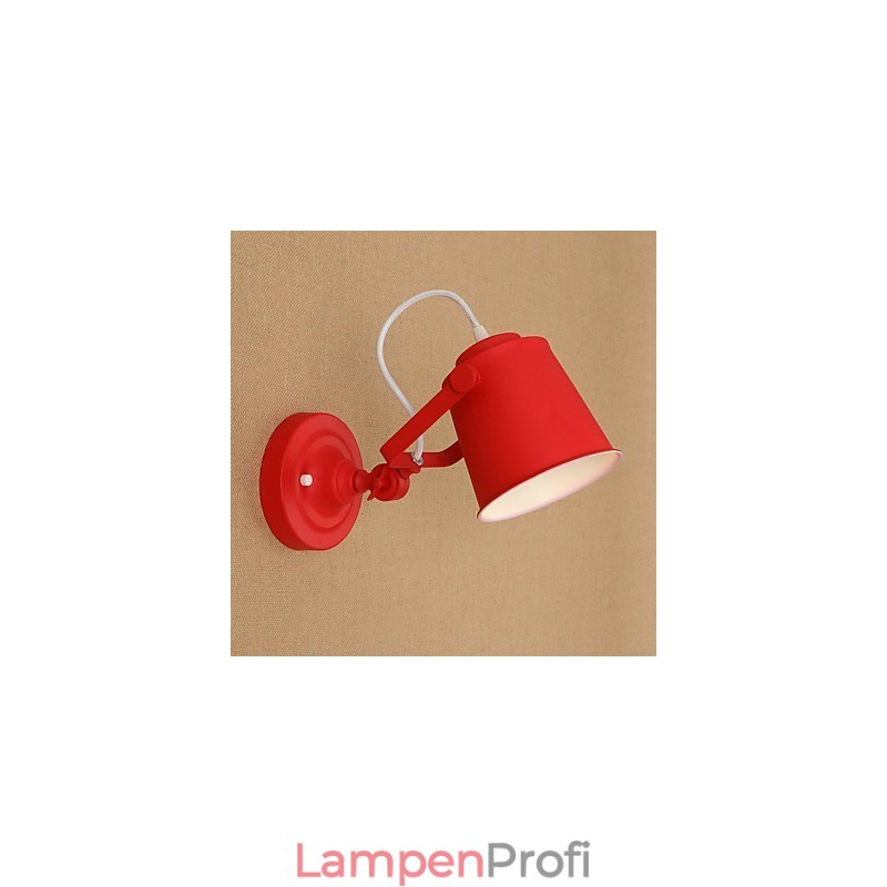 Wandleuchte, Wandlampe, Retro-Landhausstil, verstellbar, Schwenkarm, Augenschutz