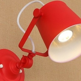 Wandleuchte, Wandlampe, Retro-Landhausstil, verstellbar, Schwenkarm, Augenschutz