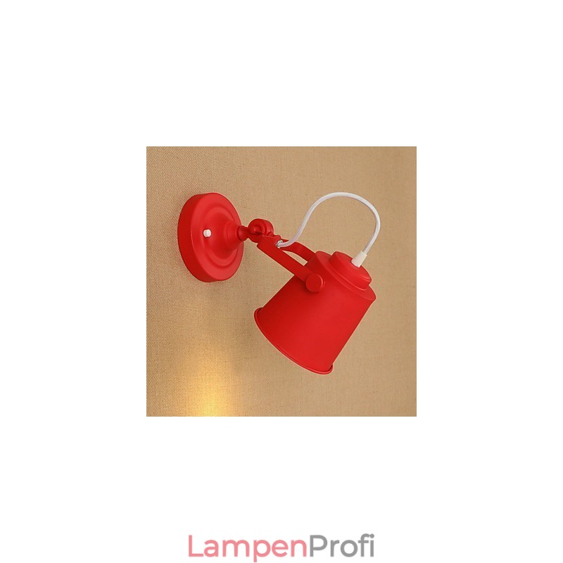 Wandleuchte, Wandlampe, Retro-Landhausstil, verstellbar, Schwenkarm, Augenschutz